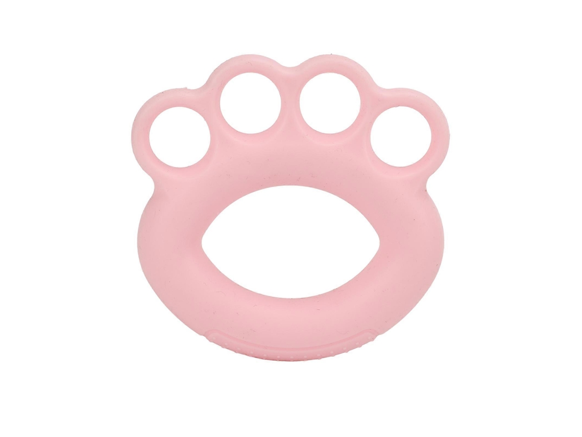 Exercício De Preensão De Silicone Para Crianças E Adultos, Rosa, Fortalece Dedos.
