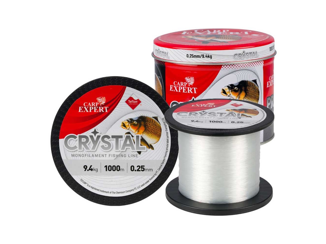 Monofilamento Crystal 300 M Prateado 0.300 Mmcarp Expert