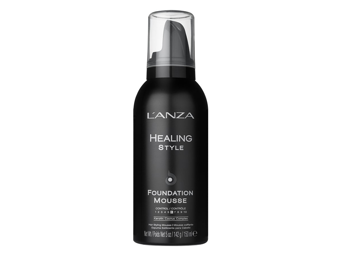 Mousse Modeladora - L'anza - Mousse Healing Style Foundation - Fixação Média 6/10 - 150 Ml - Cabelos Cacheados/ondulados