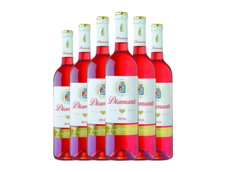 Vinho rosé BODEGAS FRANCO ESPAÑOLAS Diamante Rosado Semi-seco Semi-doce Rioja (0.75 L - 6 Unidades)