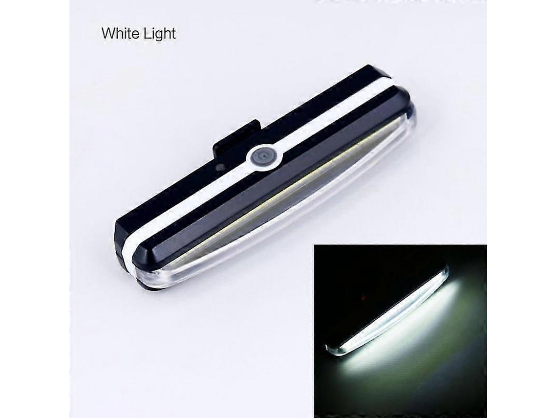 Lurelia Luz De Bicicleta Resistente À Água Recarregável Usb, Led, Leve, Abs, Branco / Vermelho