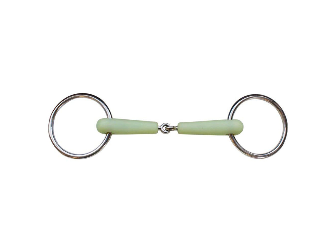 Br Single Jointed Loose Ring Snaffle Apple Mouth 18 Mm