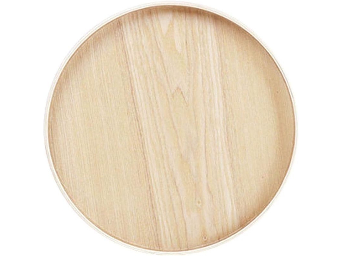 Prato de Bambú Nova LINE para servir comida, café, frutas 27cm