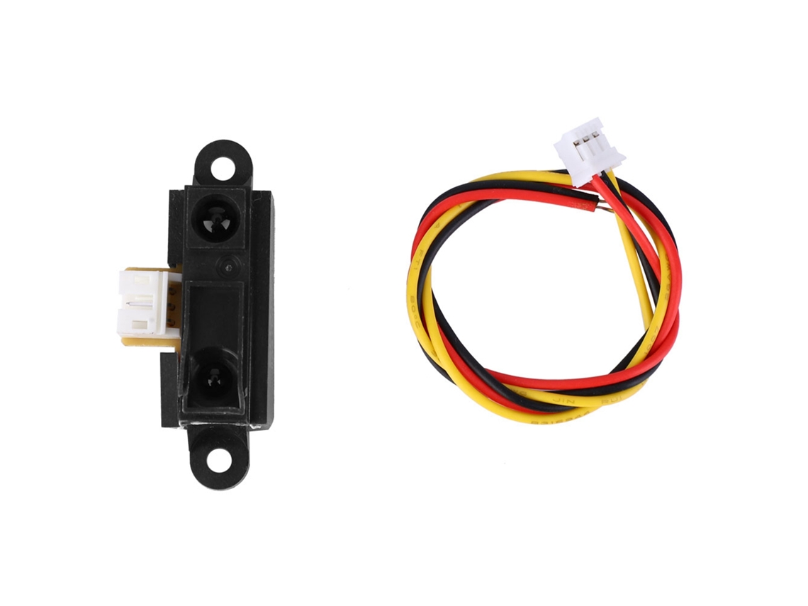 Módulo sensor infravermelho analógico gp2y0a41sk0f intervalo 4 30cm 4.5 5.5v S/MARCA