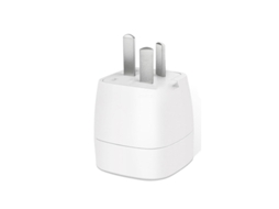 Adaptador De Viagem Ue Para China, Branco, Compacto E Confiável