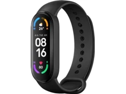 Pulseira Desportiva XIAOMI Mi Band 6 (Bluetooth - Até 14 dias de autonomia - À prova de água - SpO2 - Preto)