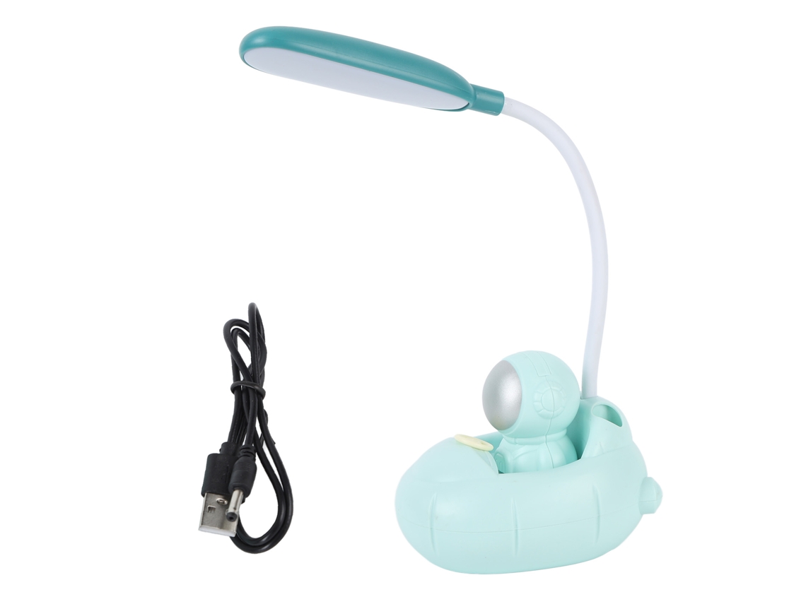 Lâmpada de Mesa Led Gooseneck Flexível 360° Astronauta | S/MARCA