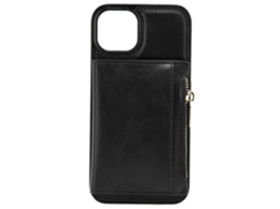 Capa LAXISCREED para Iphone 13 Preta com Zíper