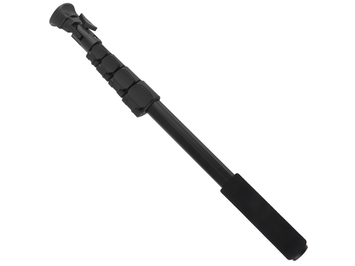 Bastão de selfie extensível para celular, suporte para celular em liga de alumínio com 5 seções