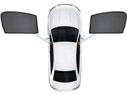 Tapete Automotivo para os Vidros Dianteiros e Traseiros do Renault Koleos 2017 2024 Proteção Proteção Fácil de