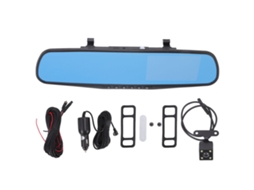 Mali espelho Retrovisor Câmera de Carro 4.3 Polegadas 1080p Gravação em Loop Sensor G Monitoramento de Estacionamento