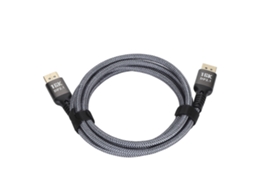 Cabo Mali DisplayPort 2.1, 16K, 30Hz, 40Gbps, HDR, compatível com FreeSync e G-Sync, 2m