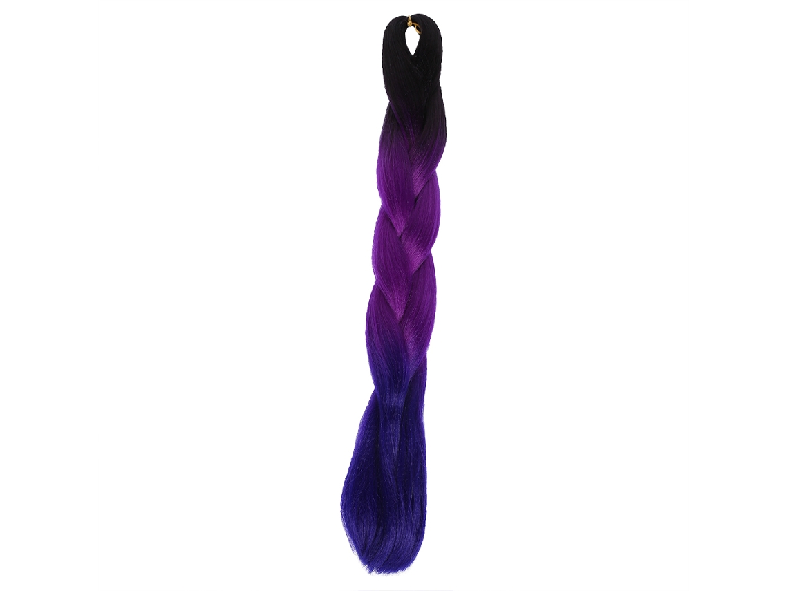 Extensões De Cabelo Sintético Em Trança Alta Temperatura Mudança Gradual