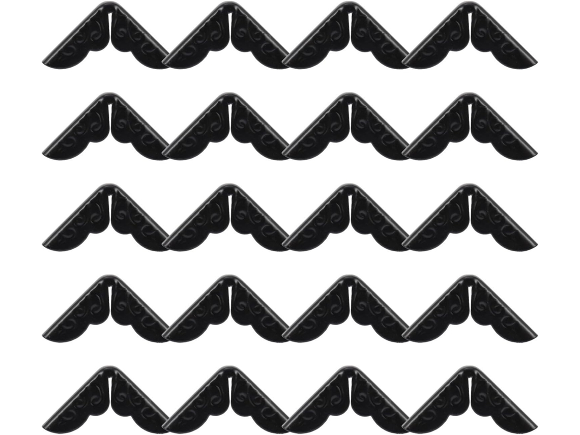 100 Peças De Proteção De Ângulo Em Fer Noir Para Álbum E Caixa - Coin Lecture Triangulaire Vintage