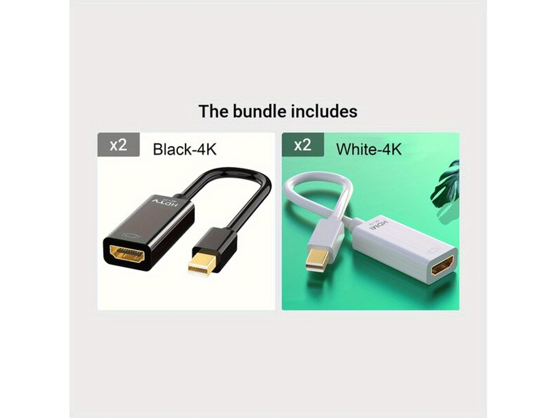 Cabo Adaptador Mini Displayport Para 4k Para Macbook Air Pro. Tadvyyvayotoy