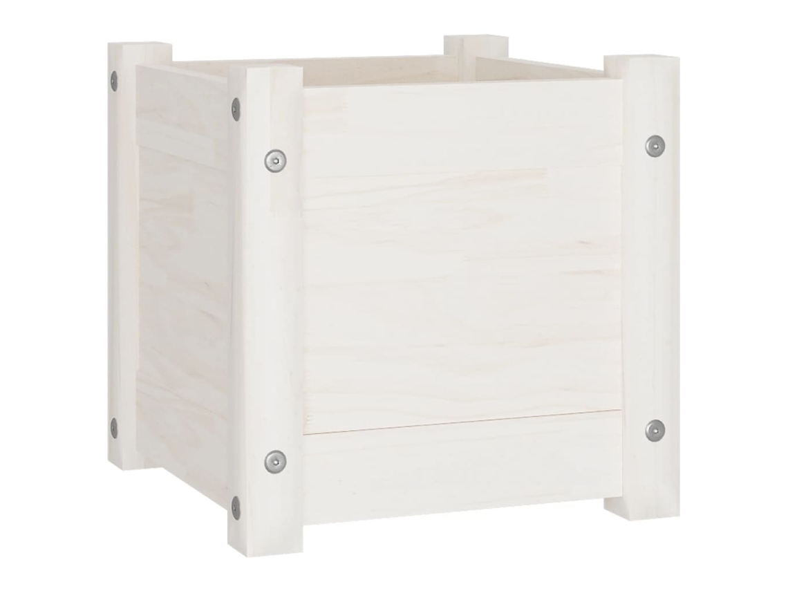 Planter, Planters Vidaxl Branco Madeira De Pinho (n/a)