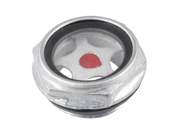 Vidrio De Nível De Óleo Para Compressor De Ar Metálico Com Rosca Macho 26mm Plata Negra