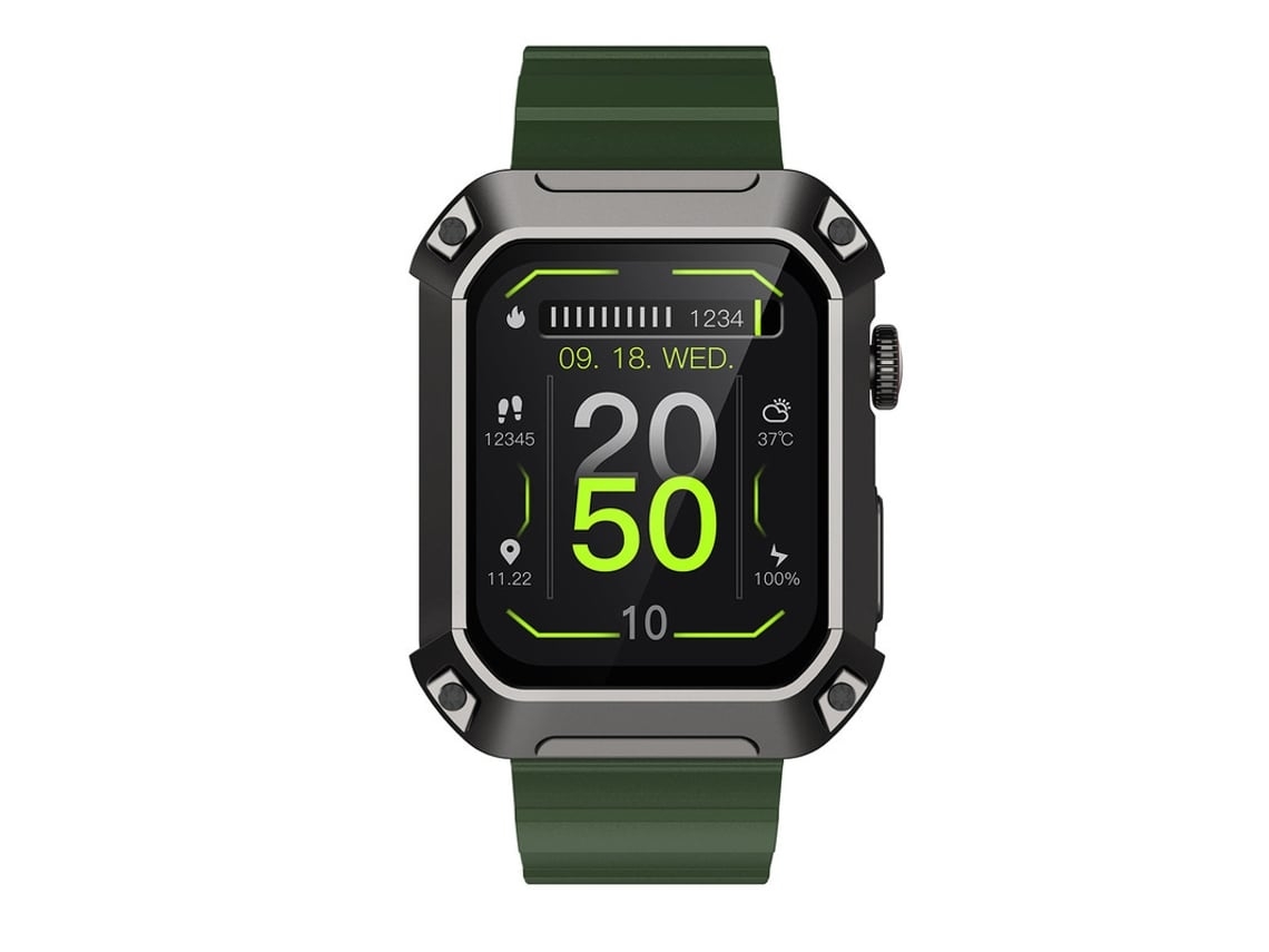 Smartwatches Impermeável a Natação 5Atm Esportivo Militar Resistente 1 82 Polegadas para Android Iphone YEMAESRE