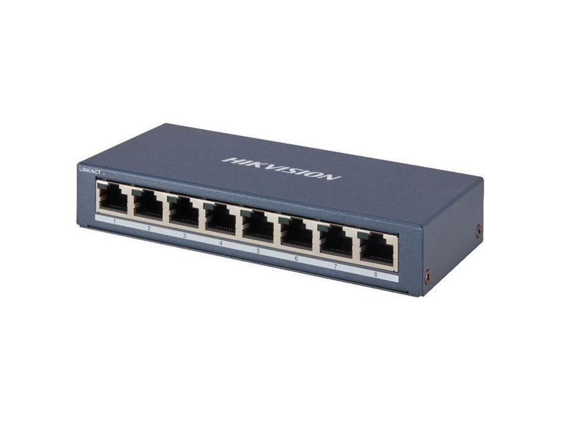 Interruptor 8P Gigabit 10-100-1000 Unman HIK VISION