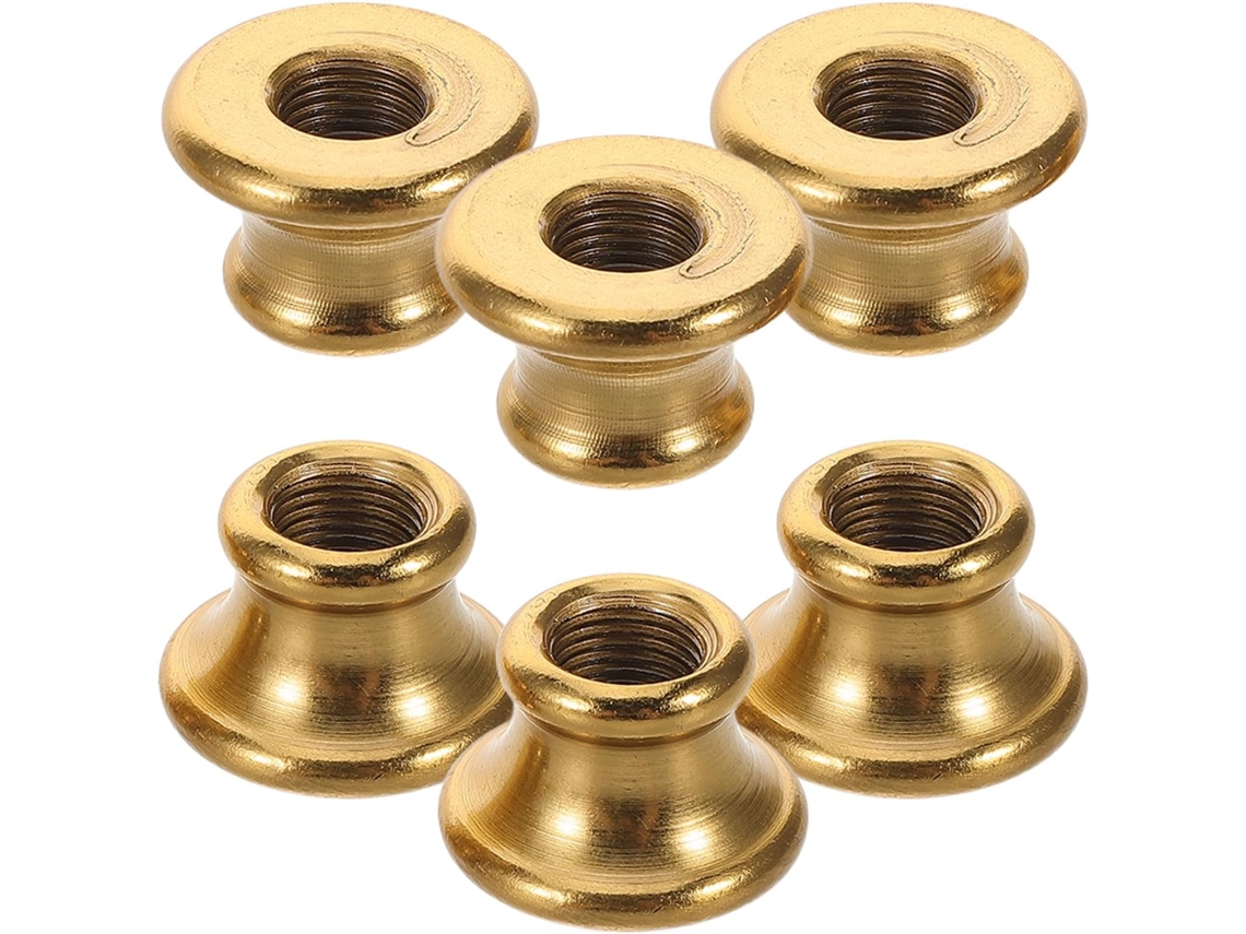 Conector Inoomp de 6 Peças em Ferro Maciço para Tubos de Lâmpadas com Rosca Interna M10, para Luminárias de Mesa CHABERLU