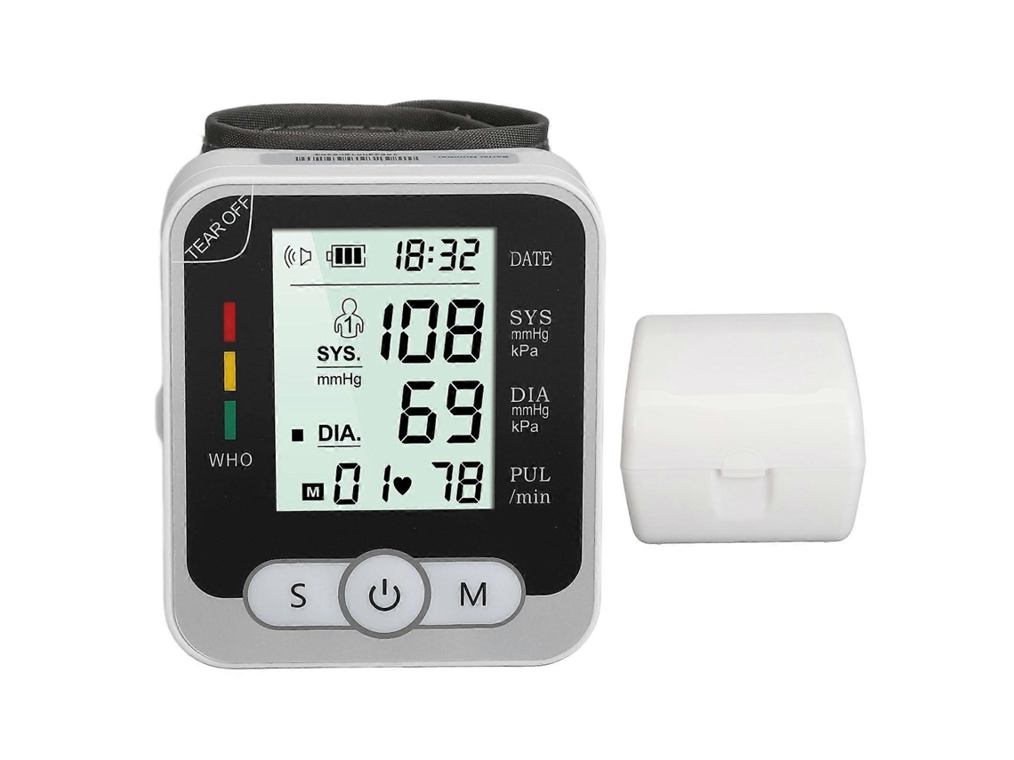 Monitor De Pressão Arterial Digital De Pulso Automático Com Um Botão E Estojo Para Uso Doméstico Sem Necessidade De Voz. Ly Ebike
