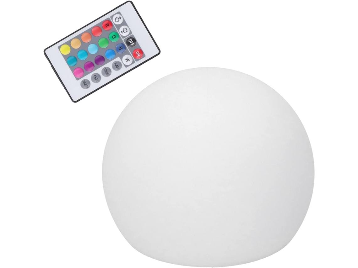 Luminária De Led Com Controle Remoto 24 Teclas, Rgbw, Globo Luz 16