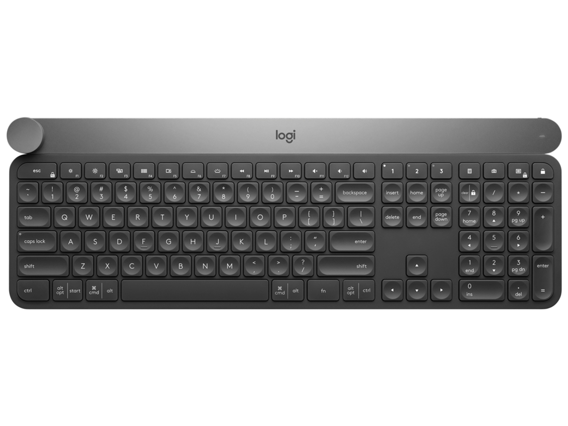 Teclado Logitech Craft (Wireless - Layout Espanhol - Teclado Numérico)