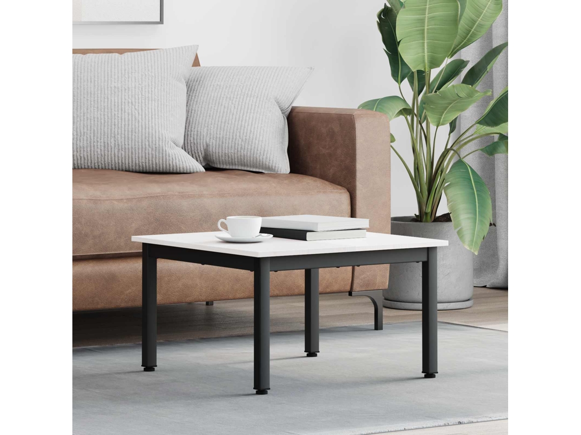 Vidaxl Mesa De Centro Branco 60 X 60 X 36 Cm