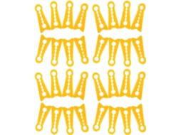 Almofadas de silicone amarelas para portas de carro, 4 peças, 4,6