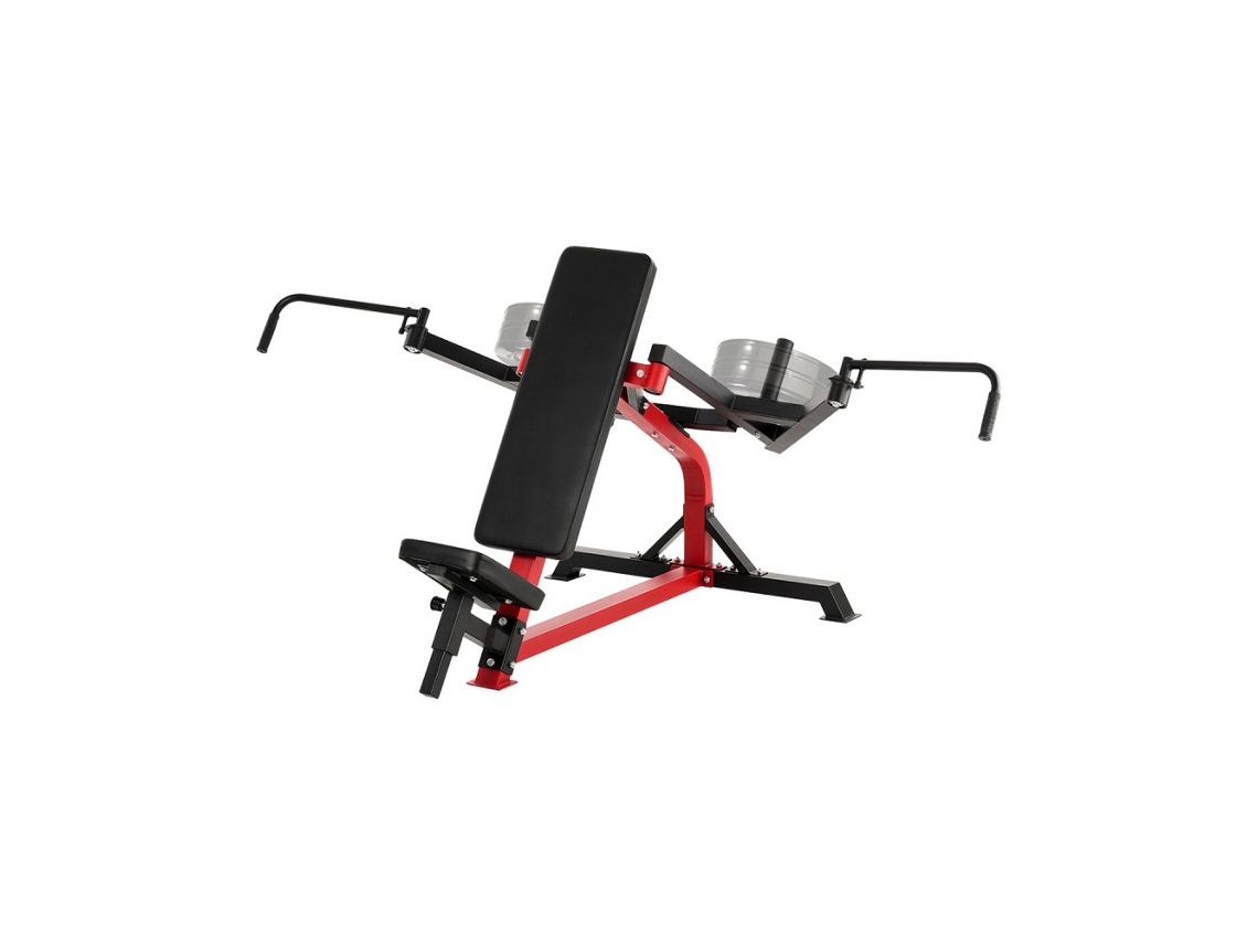 Conjunto De Máquinas De Musculação Ajustáveis Para Peitoral, Ombros E Costas Tekmaquinas