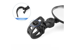 Lurelia Espelhos Retrovisores Para Bicicleta 8cm, 2 Peças Ajustável