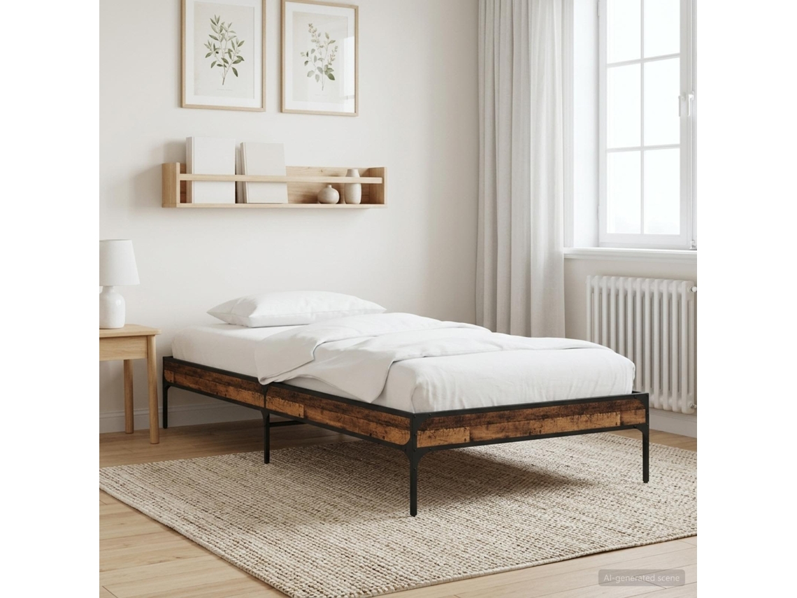 Vidaxl Estrutura Da Cama Madeira Antiga 80 X 200 Cm