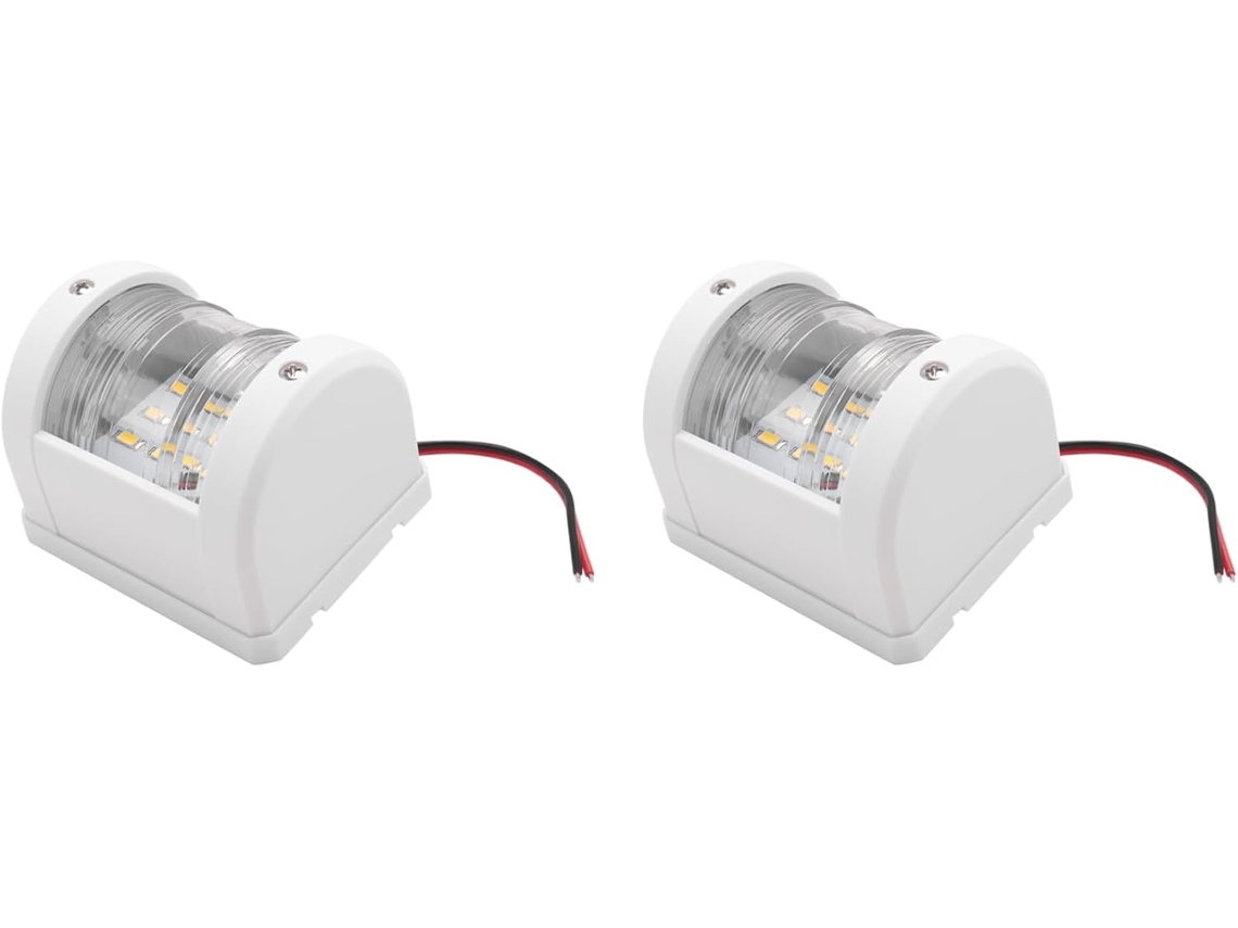 2 Luzes de Popa para Barco, 12v, Luzes de Navegação Led Marítimas para Barco À Vela, À Prova D'água, para Iate. SFUSHOS