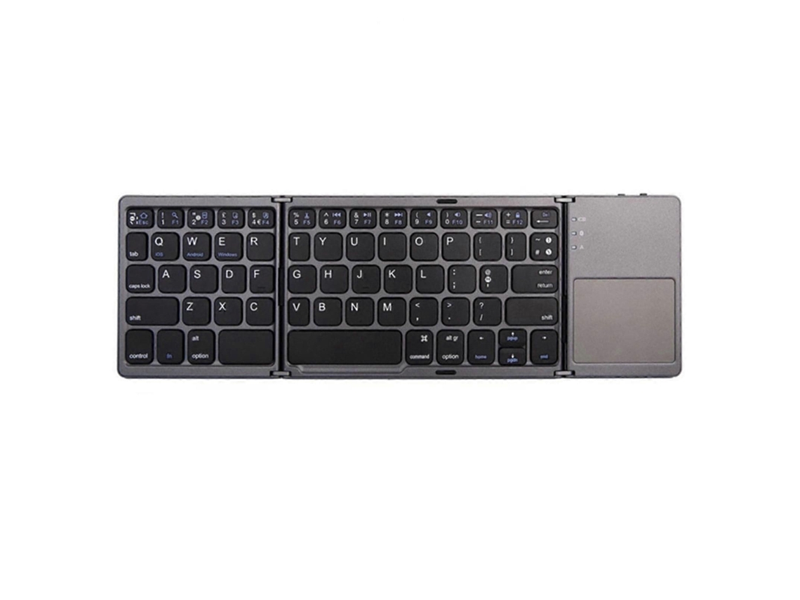 Teclado Bluetooth Sem Fio TAISHENGDA, de 66 teclas, compatível com Android, iOS, Windows, preto
