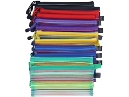 12 Caneta, para Escritório, com Zíper, Estojo de Lona para 12 Lápis e Canetas CHABERLU
