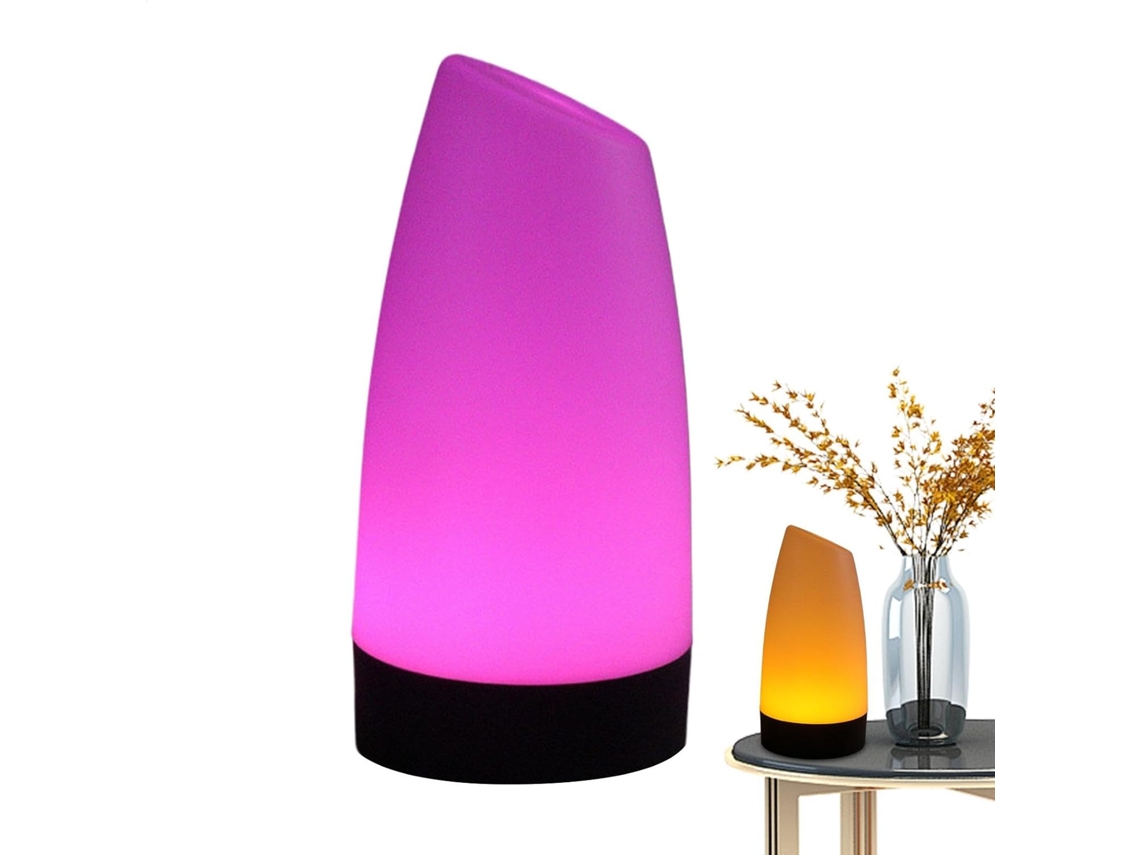 Abajur de mesa com cabeça sensível ao toque, lâmpada LED sensível ao toque, lâmpada ambiente