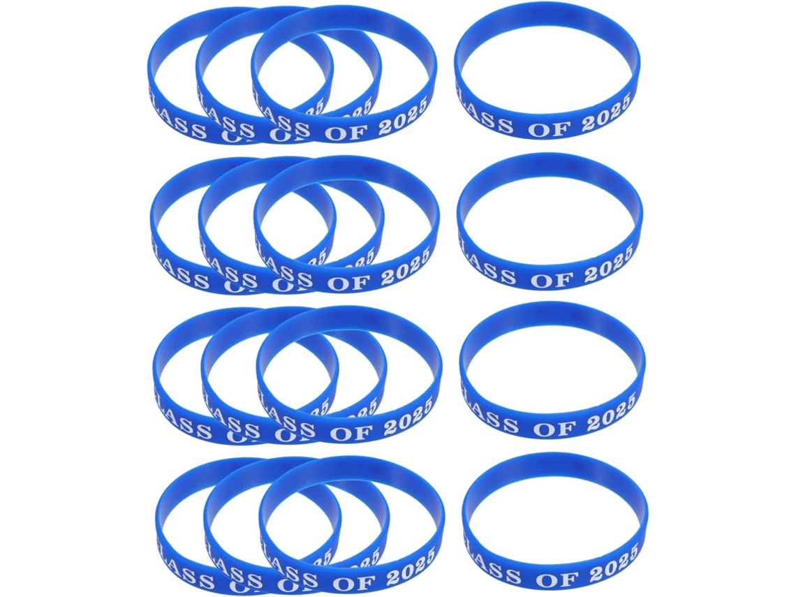Tehaux Artigos Para Festa De Formatura, Pulseiras De Silicone Elegantes Para A Turma 2025, Pulseiras De Lembrança Para