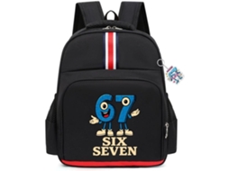 Mochila 67 Com Chaveiro, 41,9 Cm, Escolar Meme De Alta Capacidade Em Nylon Impressão 3d Para Meninos Meninas,