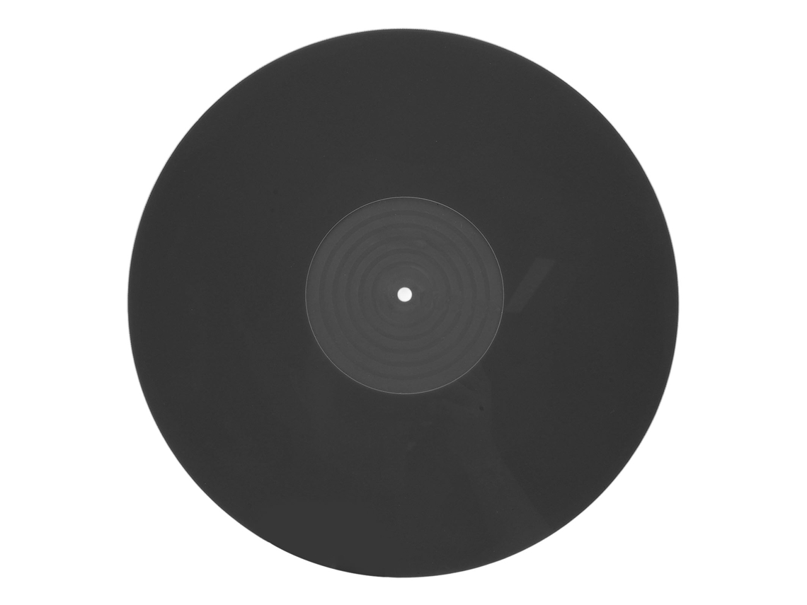 Aetheria toalha Antiestática de Acrílico para Toca discos Lp 12 Polegadas, Melhora Qualidade de Som Preto