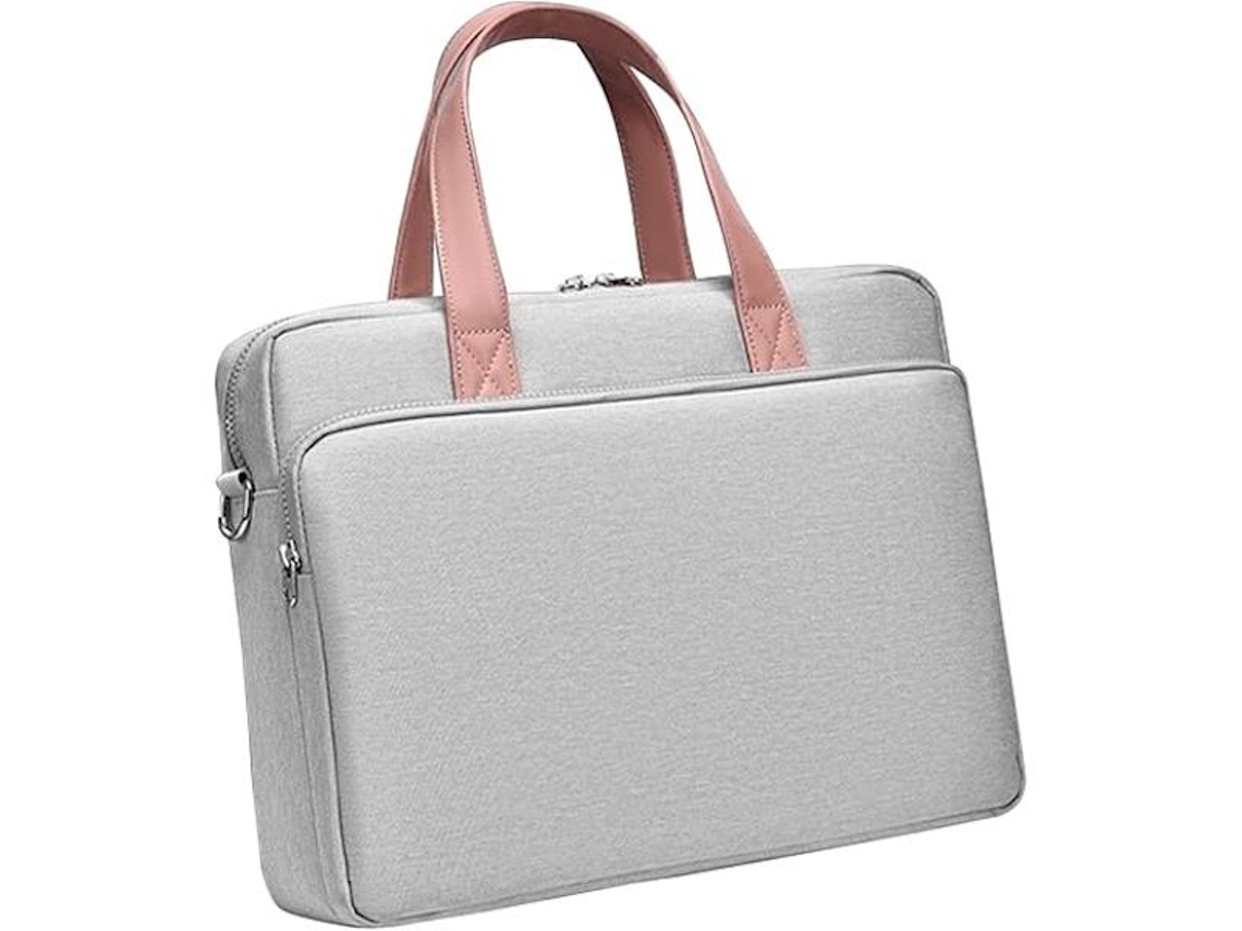 Bolsa Para Laptop De 15,6 E 16,1 Polegadas, Capa Para Laptop Com Alça De Ombro, Maleta Para Computador Cinza.