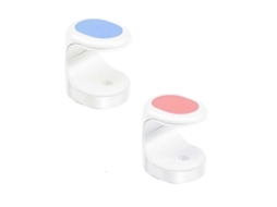 2 Pack Mini Uv Nail Lamp, Dryer Lamp For Gel Polish, Portable Single Finger Polish Home And Salo N GOKOCO (pink, Blue)