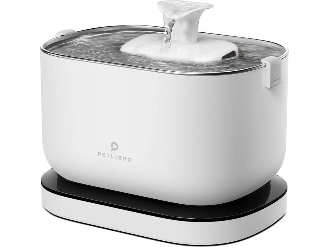 Fonte de Água Automática PETLIBRO Dockstream (2.5 L - Sem Fios  - Branco)