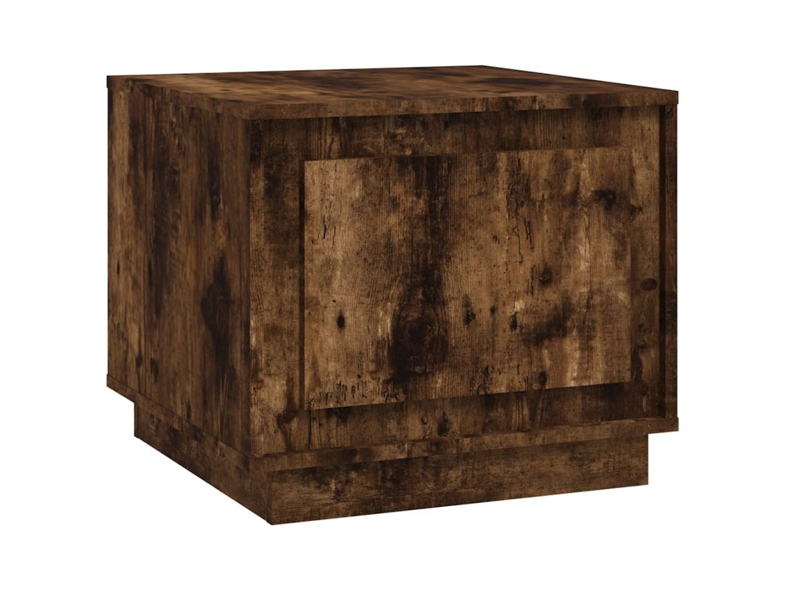 Mesa de Centro Derivados de Madeira Carvalho Fumado MAISON EXCLUSIVE (51x50x44 cm)