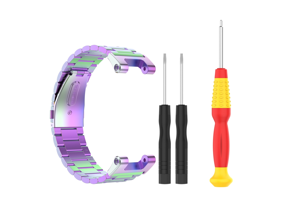Pulseira de Metal de Substituição em Aço Inoxidável para Relógio AMAZFIT T rex A1918 colorida PANOONA