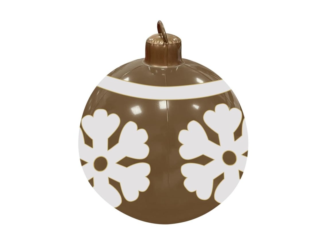 Bola Inflável de Natal em PVC com 60cm