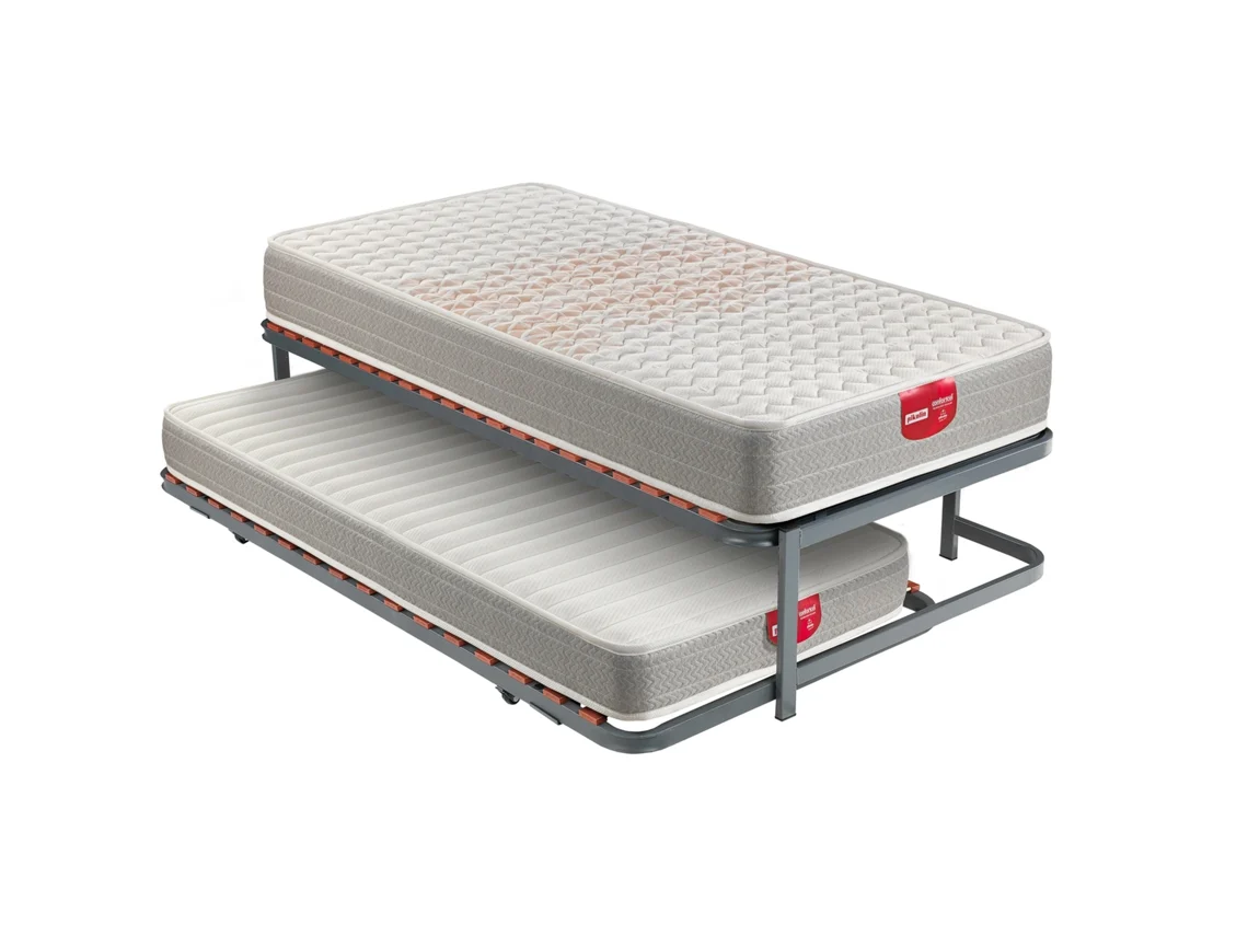 Pack PIKOLIN - Cama com Gaveta 2 Colchões Espuma (105 x 190 - 37 Cm de Altura)
