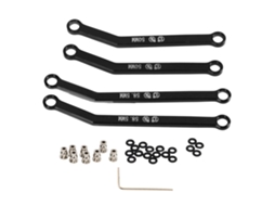 Mali peças de Reposição de Links de Chassi com Alta Altura Metal para Carro Crawler Axial Scx24 1/24 Preto