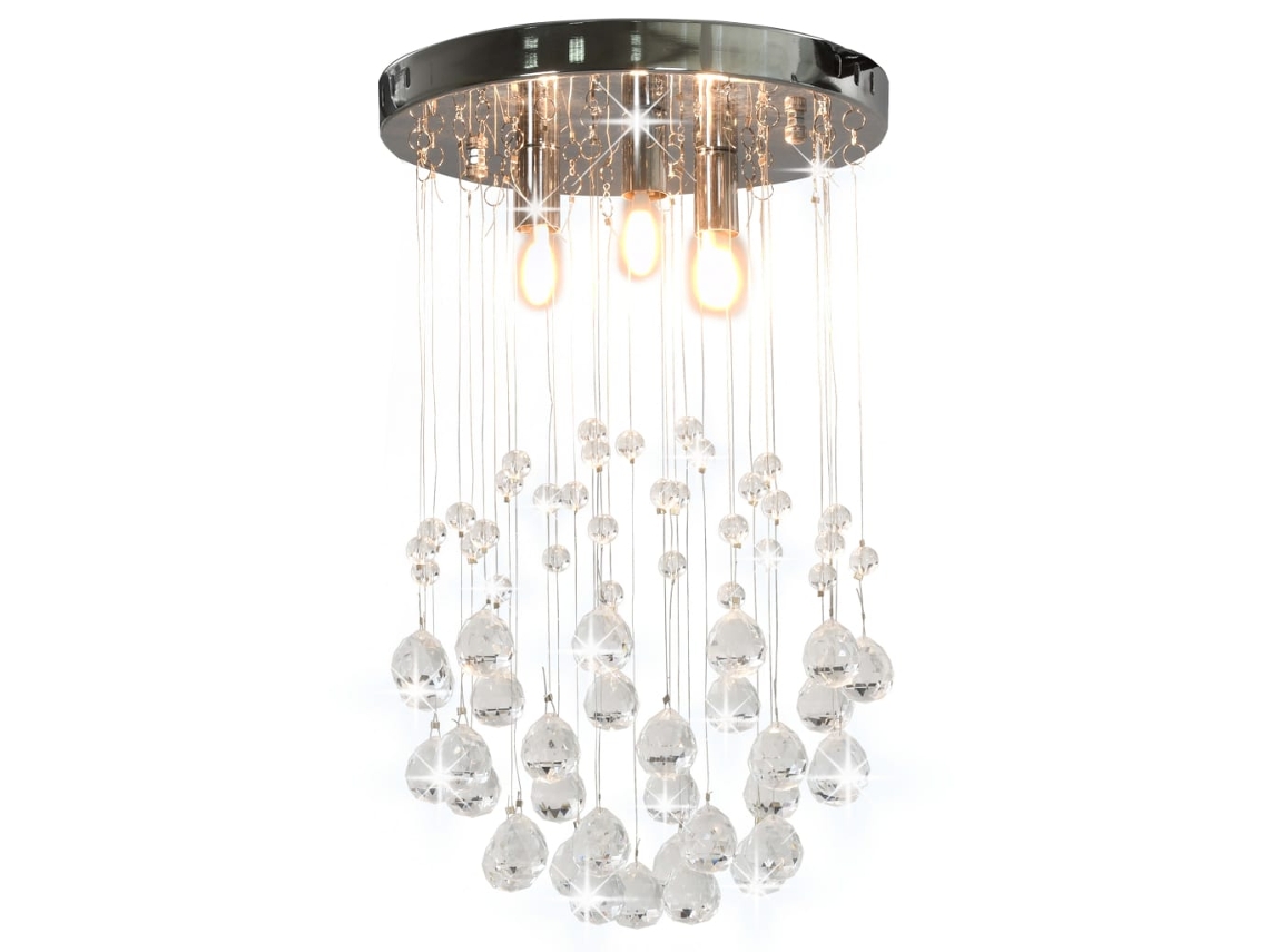 Ceiling Lamp, Ceiling Lamps Vidaxl Prateado Metal