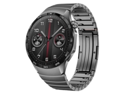 Bracelete Para Huawei Watch Gt 5 (46mm) - Aço Inoxidável - Uma Conta De Bambu Cinza