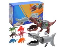 Primerox brinquedos de Garra Mão Dinossauro Tubarão Brincadeira Props Festas Presente para Crianças 5+